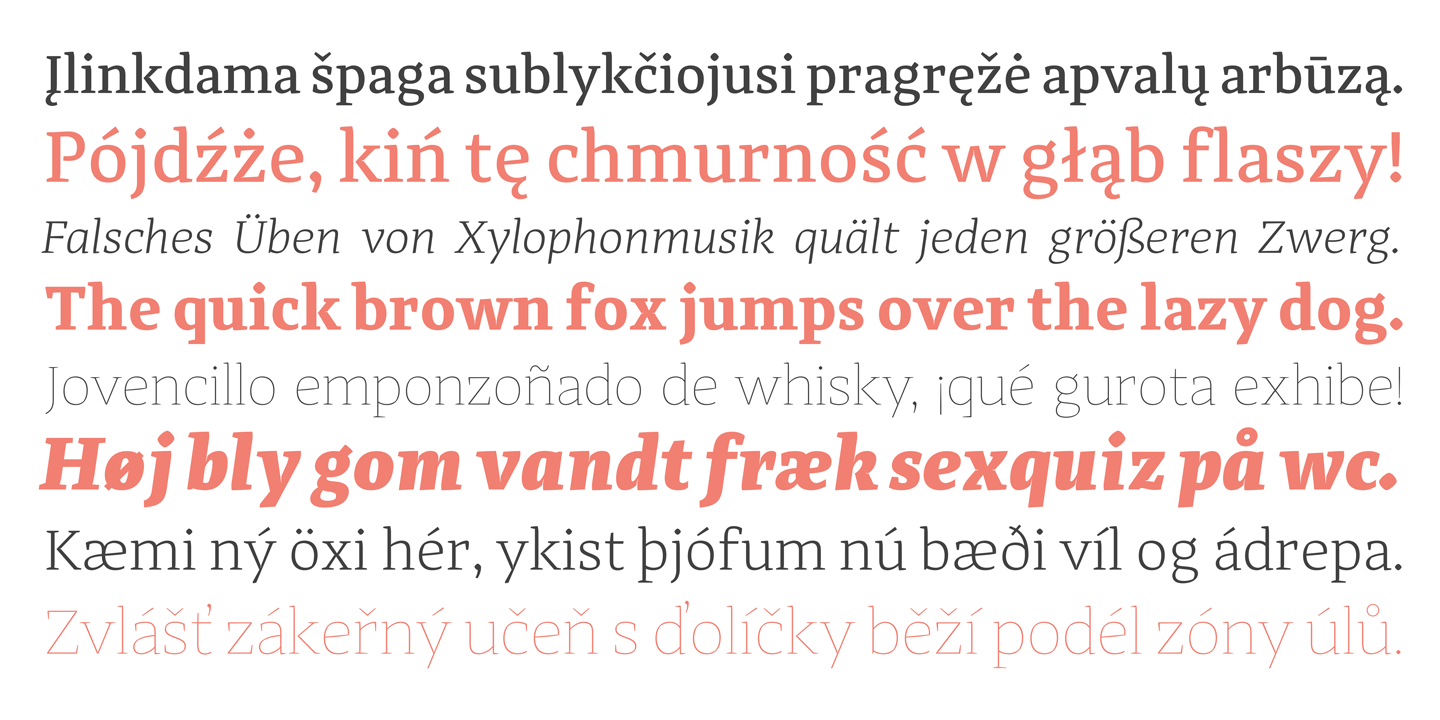 Пример шрифта Adagio Serif Medium
